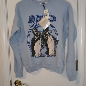 Daydreamer Light Blue Fleetwood Mac Cozy Sweatshirt XS NWT